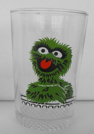 Rare Muppets Oscar Glass Awesome Must Have Vintage? Sesamestreet L@@k