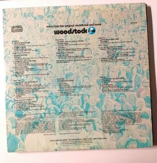 Woodstock soundtrack Lp 3 Record Set.  To NM Condition; Santana 2