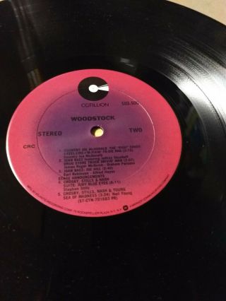Woodstock soundtrack Lp 3 Record Set.  To NM Condition; Santana 4