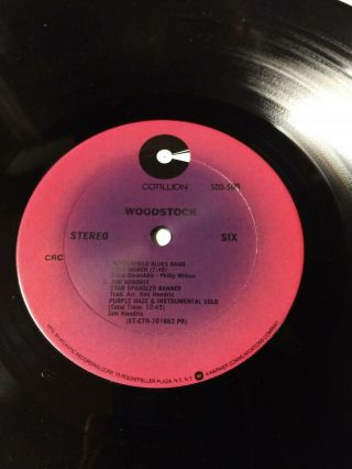 Woodstock soundtrack Lp 3 Record Set.  To NM Condition; Santana 8