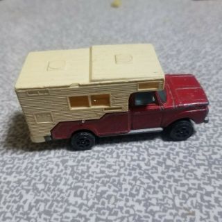 Vintage Rare Red Body Corgi Juniors Whizz Wheels Ford Camper