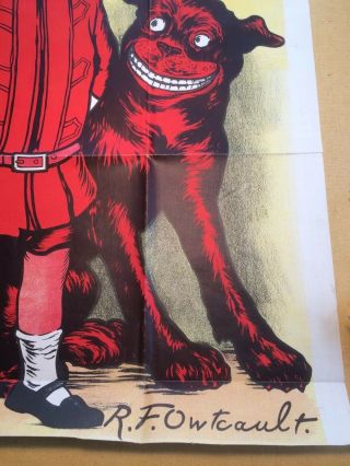 Vintage Buster Brown Cloth Party Oil Cloth Poster,  Ties,  Envelope 7