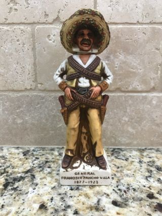Very Rare 1972 Mexicohero General Francisco Pancho Villa Tequila Decanter Full