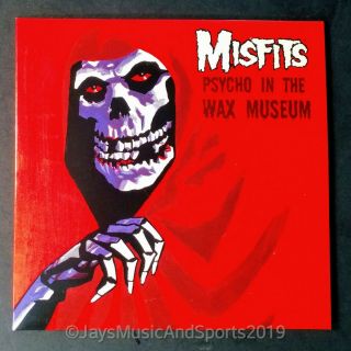 Misfits Psycho In The Wax Museum 7 " Vinyl Scarce Mail Order Only Oop Danzig Kbd