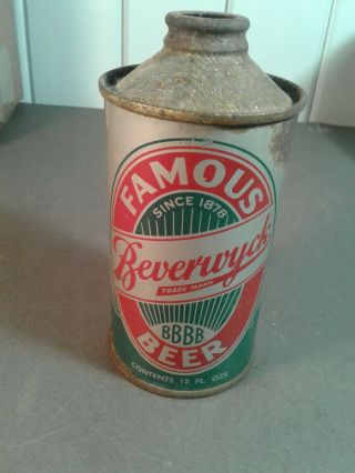 Cone Top Beverwyck Famous Beer Can