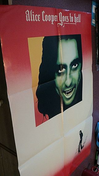 Alice Cooper Goes To Hell Promo Store Poster Ready To Hang Or Frame