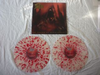 Death The Sound Of Perseverance Clear Milki Dark Red Splatter Double 180g Vinyl