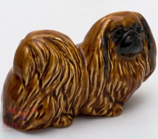Porcelain Figurine Of The Pekingese Dog