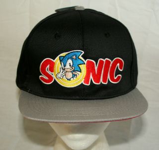 Sonic The Hedgehog Video Game Collectors Edition Baseball Hat Cap Tags Sega