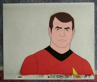 Orig Star Trek Animated Series Scotty Filmation Cel