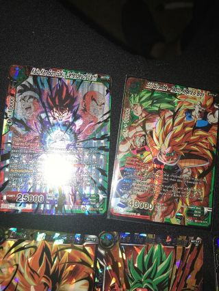 Dbz Card Game Series 7 Ss3 Scramble,  Raditz,  Vegeta,  And Broly,  Much More