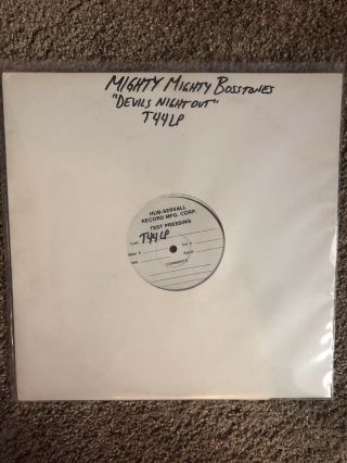 Mighty Mighty Bosstones Devil’s Night Out Test Pressing Taang T44 Lp Ska