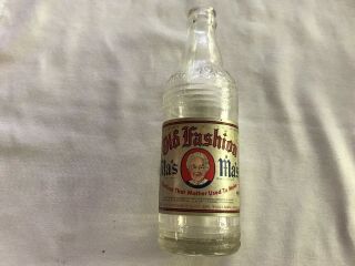 Ma’s Old Fashion Vintage Root Beer Paper Label Bottle,  Wilkes Barre,  Pa.