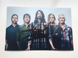 Dave Grohl Hand Signed Autograph Photo Signed Nirvana Foo Fighters