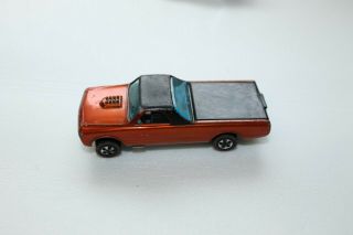 Vintage 1967 Hot Wheels Redline Custom Fleetside Orange Mattel