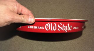 Heileman ' s OLD STYLE LAGER beer 1950 ' s metal tray LACROSSE,  WISCONSIN 2