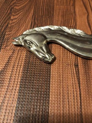 Vintage Silver Horse Head Bottle Opener Horse Equine Equestrian 5