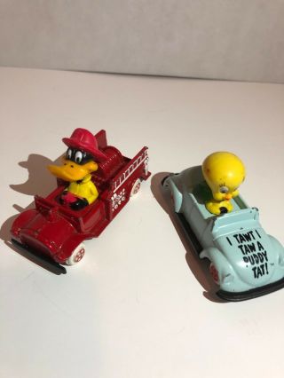 Ertl Looney Tunes Tweety Bird And Daffy Duck Cars