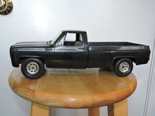 Vintage 1980s Chevrolet Custom Deluxe Toy Pickup Truck Toy 12 " Square Body Rare