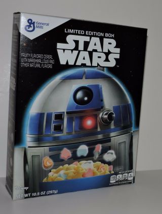 2015 Star Wars " The Force Awakens " R2 - D2 Limited Edition Cereal Box - Poster 5