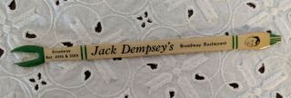 Vintage Rare Jack Dempsey 
