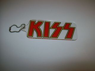 Kiss Fathers Day Gift For Dad Pinball Machine Plastic Key Chain With Band Logo