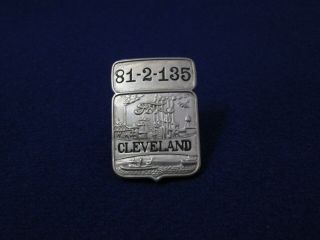 - 1938 Ford Motor Company Employee Badge - Cleveland,  Ohio - Neat Hat Badge