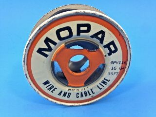 Vintage Mopar Chrysler Wire And Cable Line Spool Rare Hard To Find Collectable