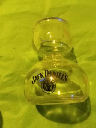 jack daniels whiskey on water shot glasses set of 2 collectible barware 3