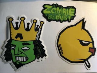 Three Floyds Brewing Co 3 Sticker Set - Gumballhead,  Alpha King & Zombie Dust