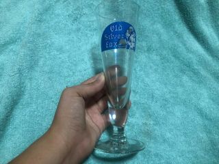 Scarce - - ”old Silver Fox” Beer Glass
