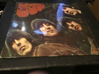 The Beatles - Rubber Soul 1965 Uk Lp Parlophone Stereo Rare B/y Label Pcs3075