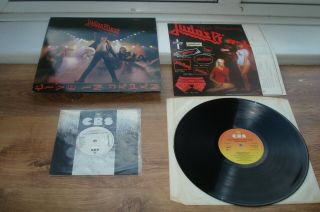 Judas Priest Unleashed In The East 1st Press A1/b1,  7 " Single,  Insert Uk Lp