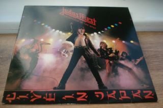 Judas Priest Unleashed In The East 1ST PRESS A1/B1,  7 
