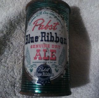 Pabst Blue Ribbon Ale Flat Top Beer Can
