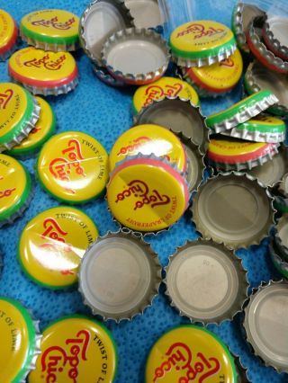 Topo Chico Bottle Caps ALMOST 2 POUNDS NO RUST Pink Green Lime Grapefruit 3