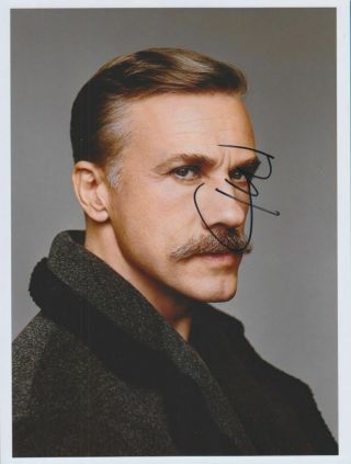 Christoph Waltz In Person Signed Glossy Photo 8x11 Inch,  20x27cm