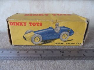 Vintage Dinky Toys Vehicle Box Only - 234 Ferrari Racing Car Meccano