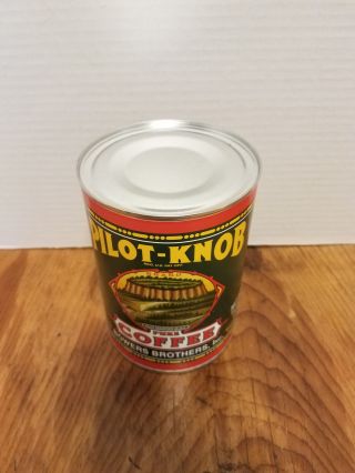 Vintage Pilot - Knob Coffee Bowers Brothers 11.  5 OZ Can 2