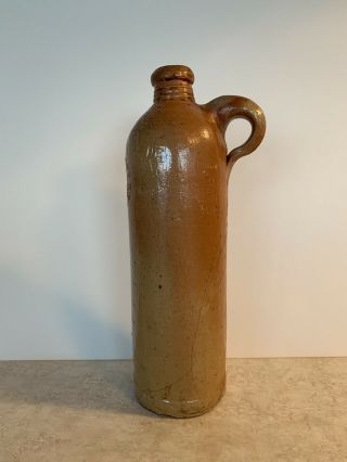 Antique German Selters Nassau Stoneware Water Bottle