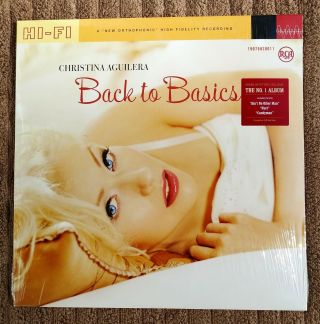 Rare Christina Aguilera - Back To Basics Red Colored Vinyl Lp X/3,  000