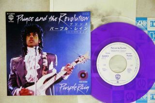 Prince & The Revolution Purple Rain Warner P - 1904 Japan Purple Vinyl 7