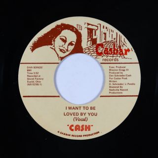 Modern Soul 45 - Cash - I Want To Be Loved By You - Casbar - Vg,  Mp3