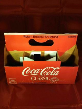 Vintage Coca Cola Bottles Hobble Skirt Various Dist.  61/2 Fl Oz,  Cardboard Case 6