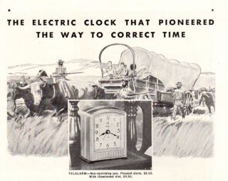 Vintage Ad Print 1932 Techron Telalarm Electric Clock Philco Radio Model 112x