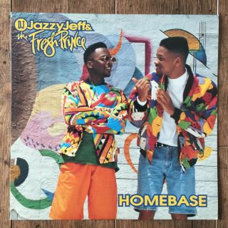 Dj Jazzy Jeff & The Fresh Prince ‎– Homebase Lp.  Us 1st 1991 Jive ‎– 1392 - 1 - J