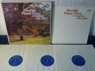 Dvorak - Complete Piano Trios 3lp Box,  Suk Trio,  Supraphon 1411 2621/3
