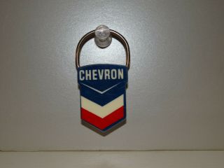Vintage Chevron Key Chain Ring Sample