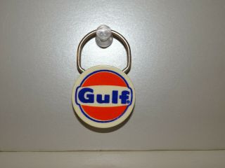 Vintage Gulf Key Chain Ring Sample