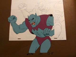 he man Animation cel from cartoon monster with sketch 3